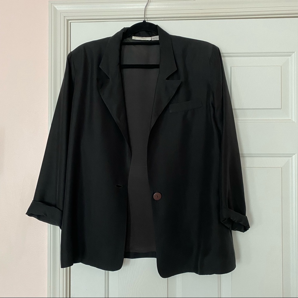 100% Silk Blazer (Relaxed Fit)